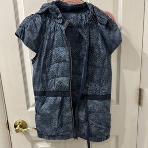 Stylish Blue Puffer Vest